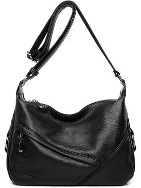 Women's Medium Retro Sling Shoulder Bag from, Soft Faux Leather Handbag